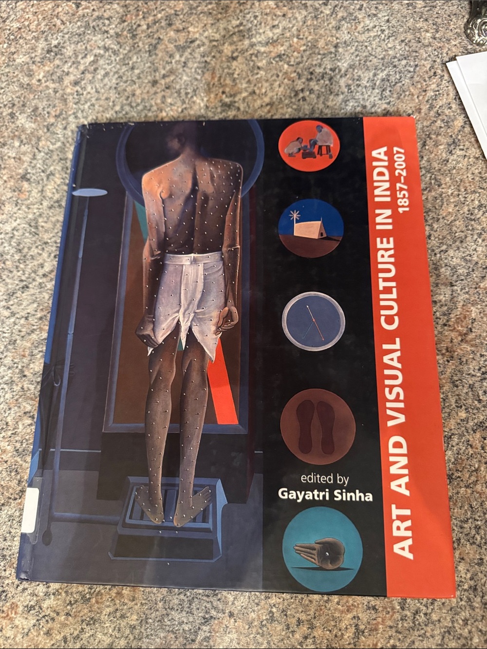 Art and Visual Culture in India Hardcover - Black, Red, Blue